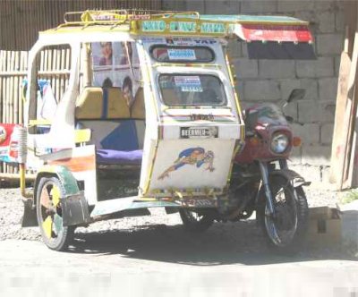 An Aklan tricycle in Kalibo.