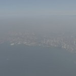 Heavy fog (smog) over Manila