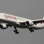 Qatar Airways – Delta Airlines: wingtips touch in NAIA-1 