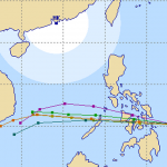 Tropical Depression WUKONG / Quinta intensifies