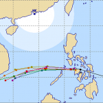 Tropical Storm WUKONG / Quinta moving towards Calamian Islands