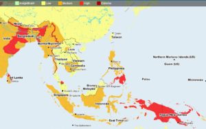 Risk Map South East Asia