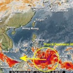 Low Pressure Area upgraded to Tropical Depression