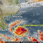 Tropical Depression “CRISING” – update 3:30 p.m.