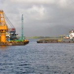 Crane ship ready in Palawan for Tubbataha Reef rescue