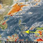 Low Pressure Area brings rainy Easter