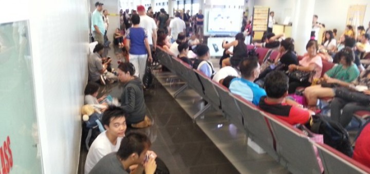 Overcrowded NAIA Terminal 3