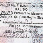 Fake visa extension stamps