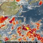 Developing Low Pressure Area in South-East