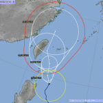 Tropical Storm KONG-REY / Nando is moving North