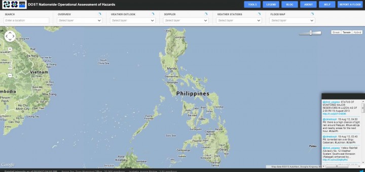 NOAH main screen (click to enlarge)