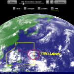 Fast developing Tropical Depression 11W / Labuyo