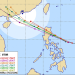 Typhoon UTOR / Labuyo is now Category 2