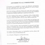 Philippines Tourists Information