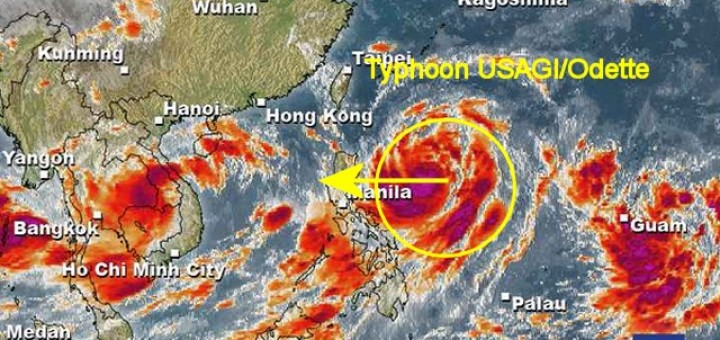 Typhoon USAGI / Odette 2013-09-19 at 08:00 a.m. PST