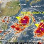Depression developing behind Super Typhoon USAGI / Odette