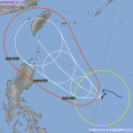 Tropical Storm USAGI / Odette is almost stationary and got stronger 