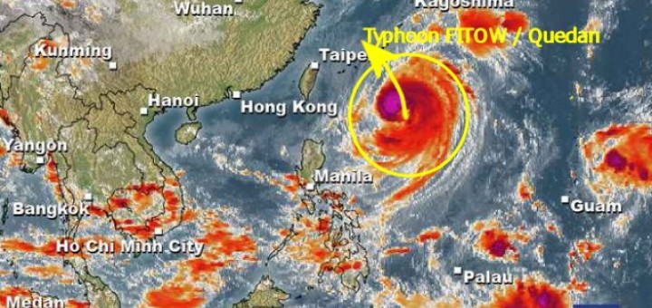 Typhoon FITOW / Quedan