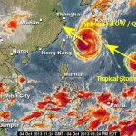 Typhoon FITOW / Quedan followed by Tropical Storm DANAS