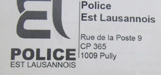 Swiss Police Lausanne