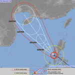 Typhoon RAMMASUN/Glenda over Manila Bay
