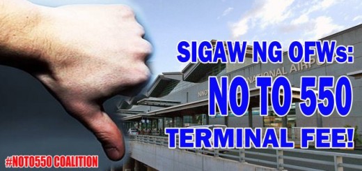 No to Terminal Fee