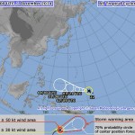 Warning: Tropical Storm 22W is developing quickly