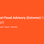 Mindanao – General Flood Advisory (Extreme) for Region 13