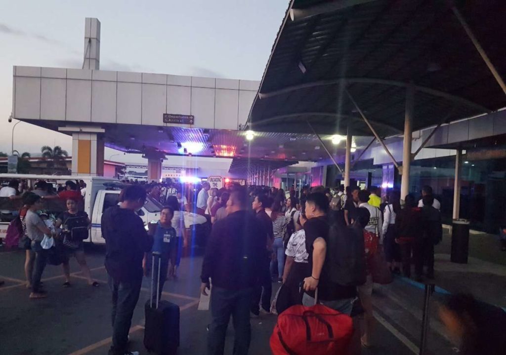 Strong Earthquake - all flights cancelled fro and to Clark Airport