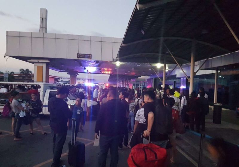 Strong Earthquake near Manila Clark Airport damaged