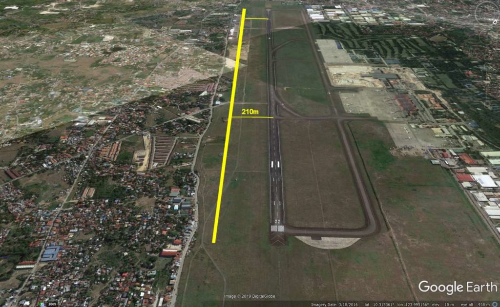Two Runways for Mactan-Cebu Airport: The 210 m  22L runway 