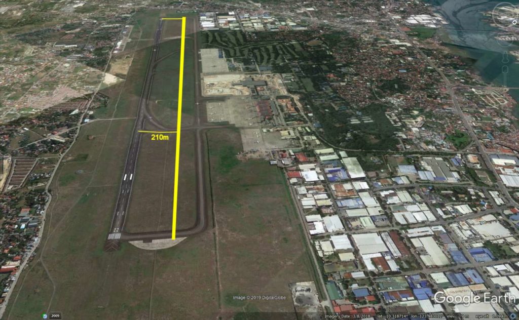 Two Runways for Mactan-Cebu Airport:  The 210 m 22R runway