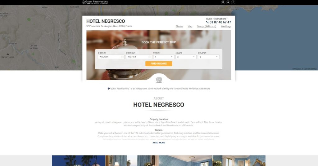 Hotel Booking Scam - guestreservations.com