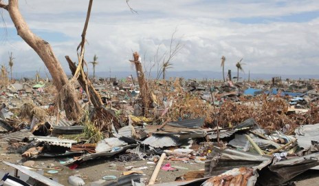 Devastation after typhoon Haiyan/Yolanda