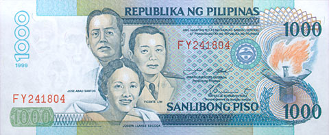 Image result for PHILIPPINE ONE THOUSAND PESO  BILLS CLIPART