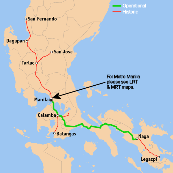 The original Bicol Express Network