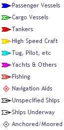 Ship classes on map
